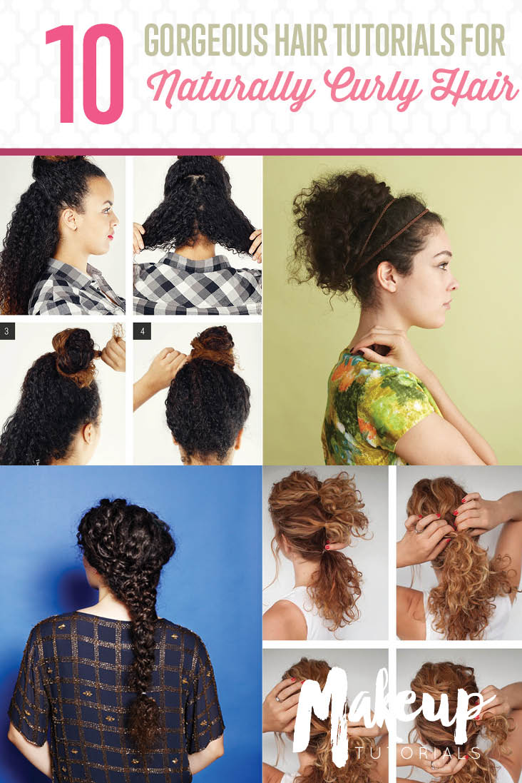10 easy hairstyle tutorials for naturally curly hair