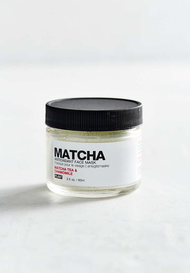 Plant - Matcha Antioxidant Face Masks | 6 New Beauty Products with Matcha Powder, check it out at //makeuptutorials.com/matcha-powder-makeup-tutorials/