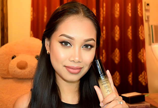 After Applying the Milani 2-in-1 Foundation + Concealer | Makeup Product Review: Milani Conceal + Perfect 2-in-1 Foundation + Concealer, check it out at //makeuptutorials.com/milani-foundation-concealer-makeup/