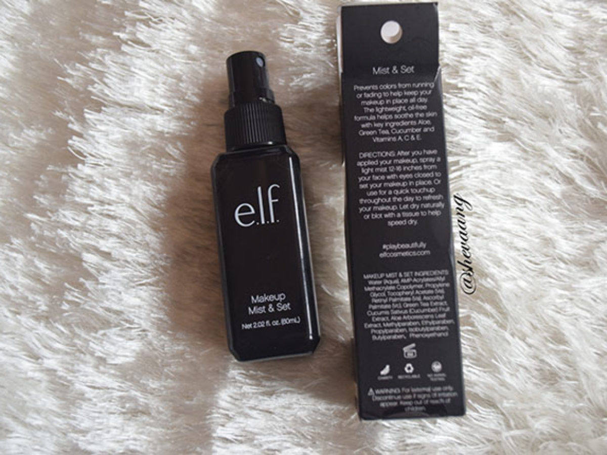 uklar Hverdage klik Makeup Product Review: E.l.f. Studio Makeup Mist & Set