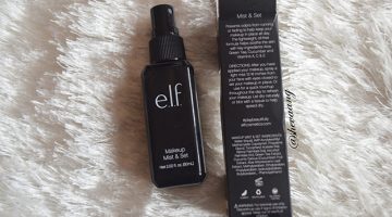 Makeup Product Review: E.l.f. Studio Makeup Mist & Set
