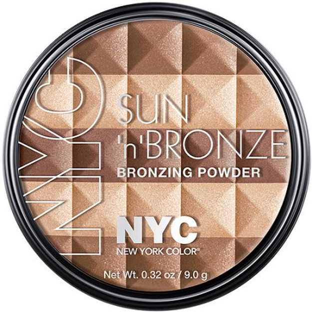 New York Color Sun 'N' Brown Bronzing Powder, Coney Island Glow | Walmart Back To School Makeup Finds 
