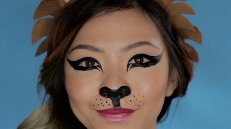 Snapchat Lion Filter Super Cute Halloween Makeup Tutorial