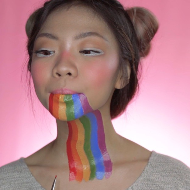 Rainbow Paint | Snapchat Rainbow Filter Be Silly On Your Thanksgiving Party