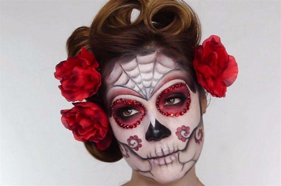 Easy Day of the Dead Makeup Tutorial Perfect For Halloween 