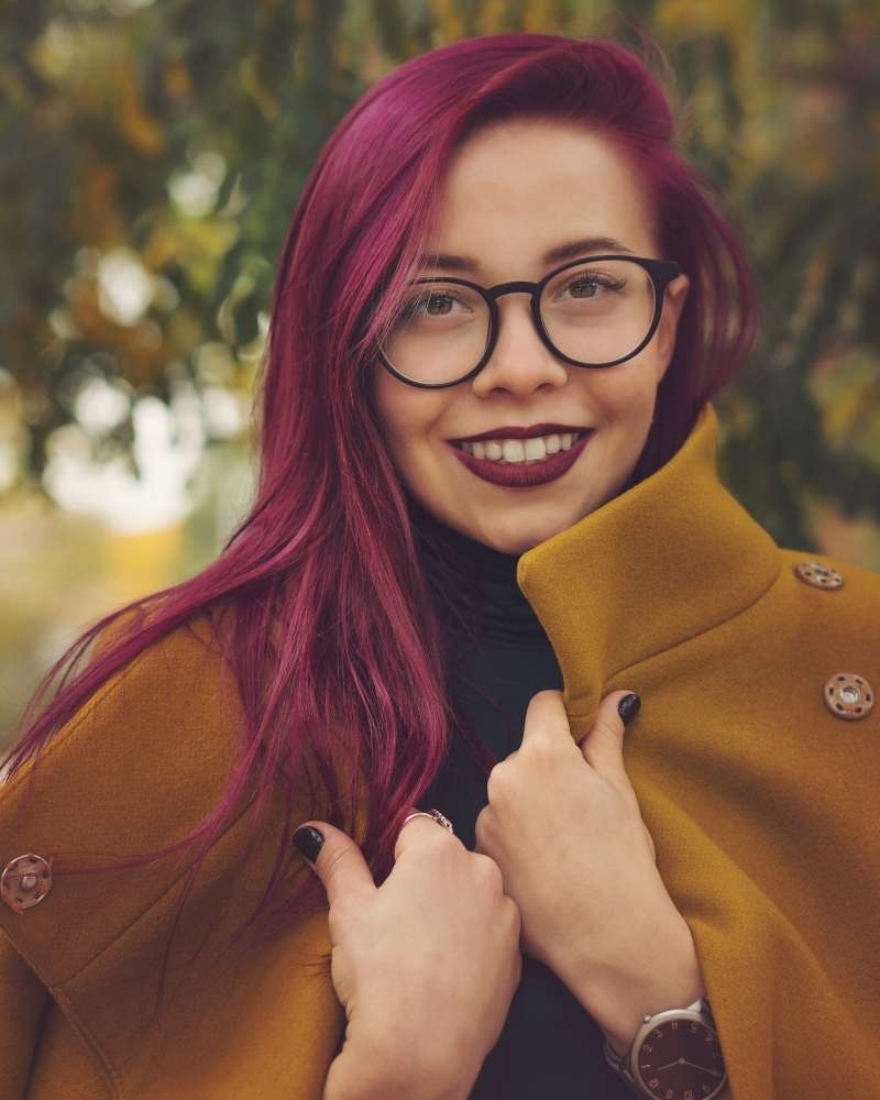girl-in-autumn-park-portrait | winter hair colors