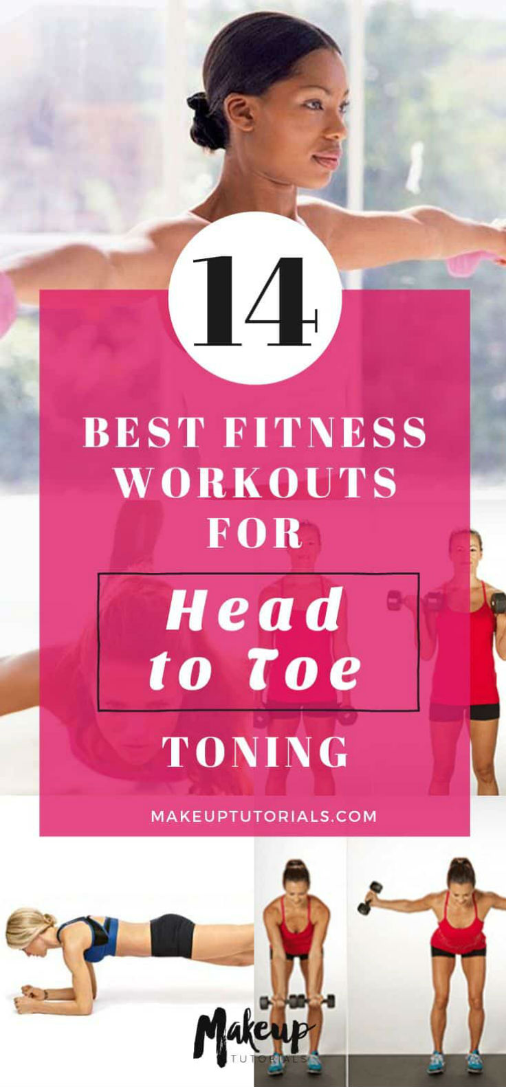 Best Fitness Workouts for Head to Toe Toning | Makeup Tutorials