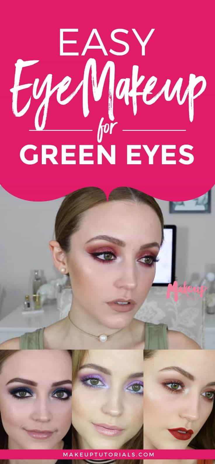 Visne Tyggegummi Poleret Easy Eye Makeup For Green Eyes | Makeup Tutorials Guide