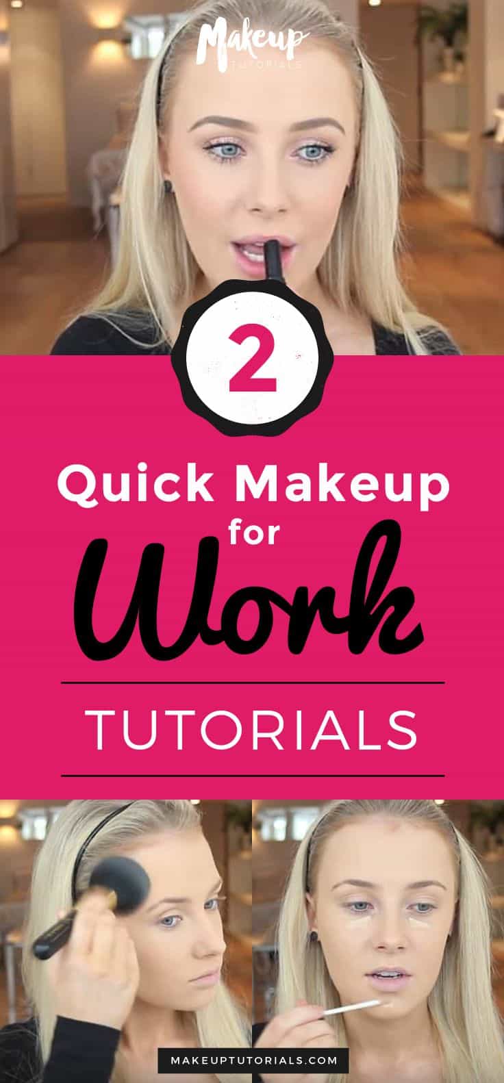 makeup for work | 2 Quick Makeup For Work Tutorials
