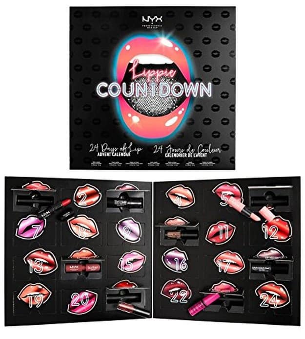 NYX Lippie Countdown Advent Calendar | 2017 Holiday Makeup Collection Releases | Makeuptutorials Guide