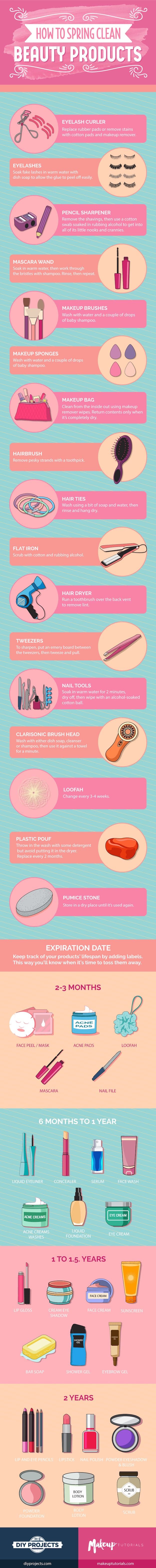 Infographic | pre spring cleaning tips