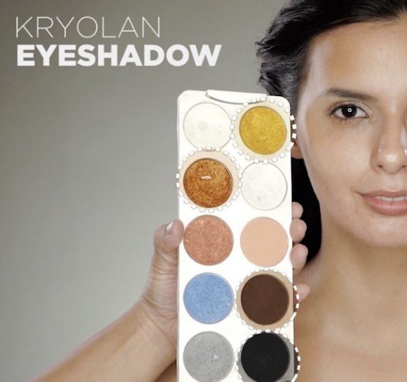 kryolan-eyeshadow-palette | makeup looks