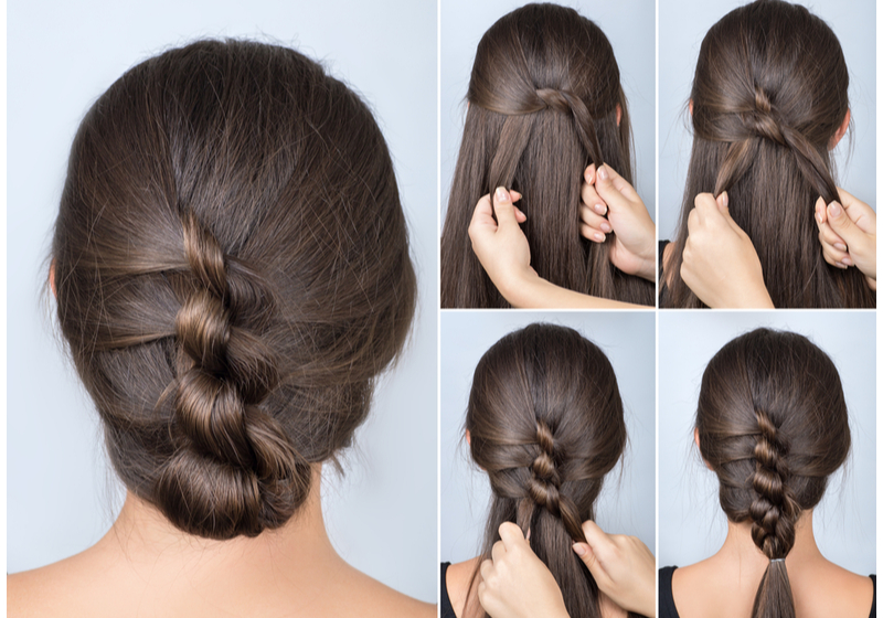 Knotted Updo Hairstyle | Updo Hairstyle Tutorials
