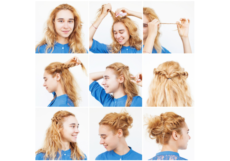 Quick and Easy Messy Bun | Updo Hairstyle Tutorials