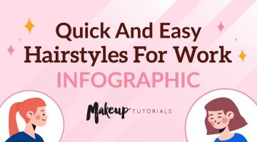 20 Hairstyles For Work | Quick And Easy Hairstyles You Can Do [INFOGRAPHIC]