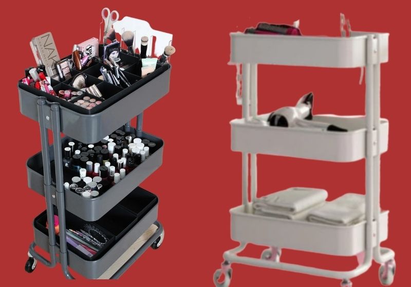 RASKOG Utility Cart | IKEA Makeup Storage | 12 Useful You Must Have | Makeup Tutorial
