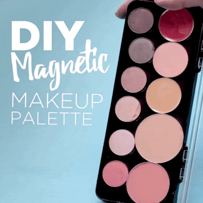 Depot Watercolor from case| DIY Magnetic Makeup Palette Tutorial | Upcycling An Old Watercolor Case