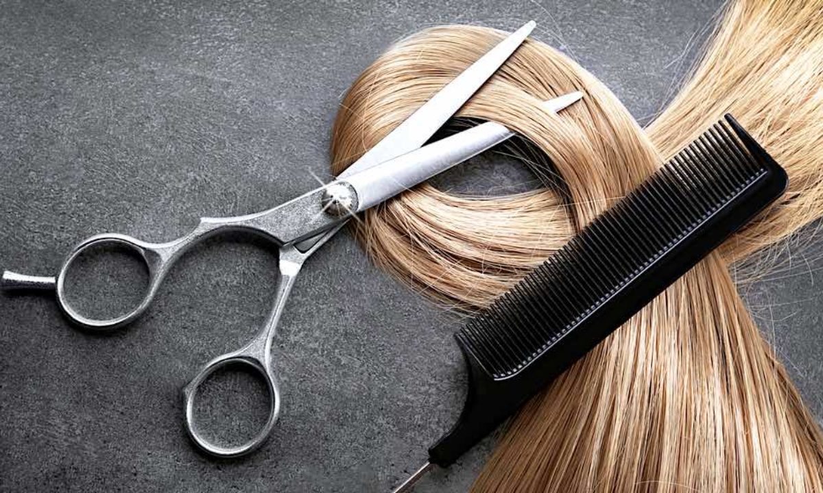 how to cut your own hair with shears