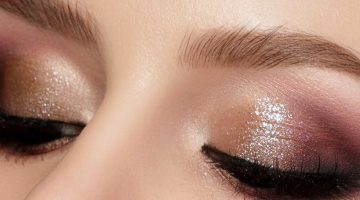 Pink and gold multicolored smokey eyes | Sparkly Eyes Makeup Tutorial You Can Do In 5 Minutes | sparkly eye makeup tutorial | Featured