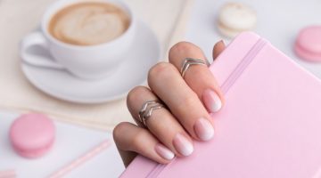 Beautiful Manicured Hand | Unique Pink Ombre Nails Rocked By Celebrities | pink ombre nails coffin | Featured