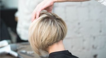 closeup back view teen young girl | Stylish Asymmetrical Bob And Lob Haircuts To Try This Summer | Featured