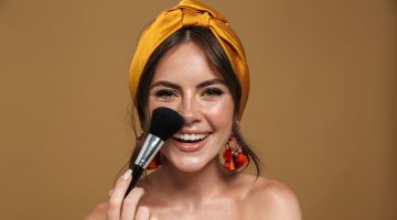 close-beauty-portrait-attractive-lovely-young | Essential Face Brushes You Need In Your Makeup Arsenal | featured