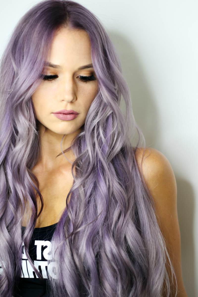 long purple hair | Trendy Fall Hair Colors To Update Your Look For The Season