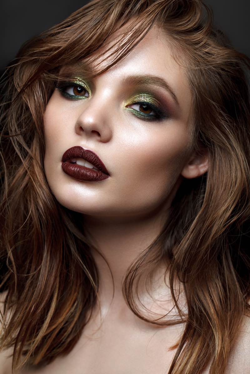 beautiful-young-model-evening-makeup | fall makeup looks