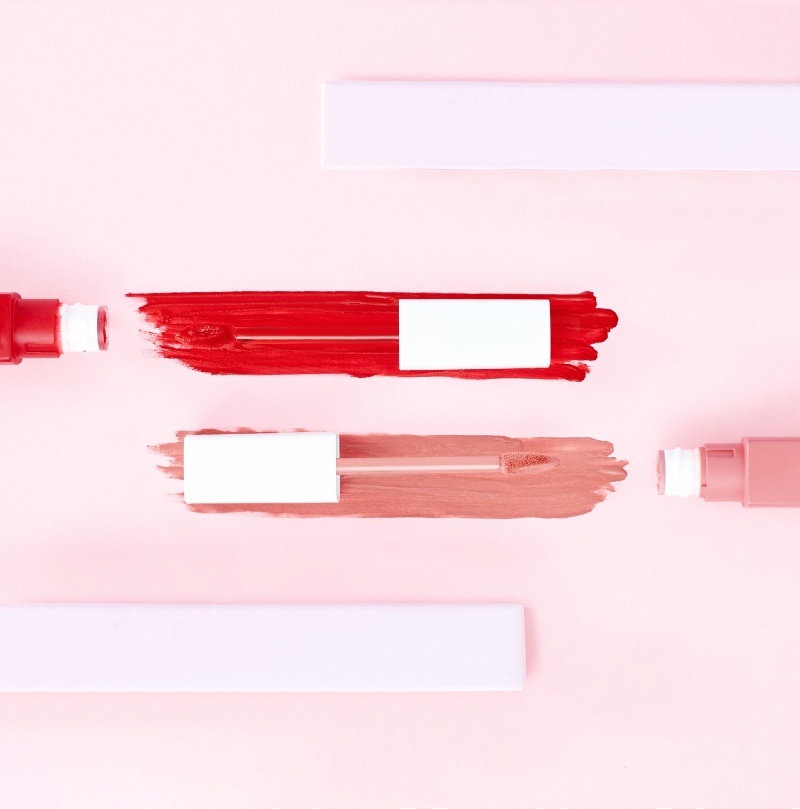 red and nude lipsticks | best drugstore lip gloss plumper